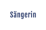 Sängerin